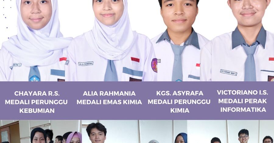 Peraih Medali Emas, Perak dan Perunggu Olimpiade Sains Nasional Tahun 2024